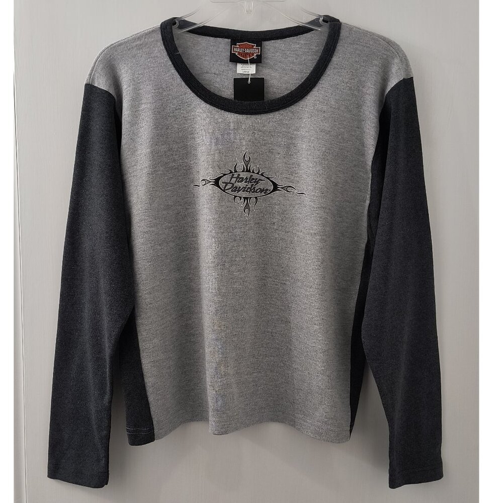 VTG Y2K Harley-Davidson Women's T-Shirt Dudley Perkins San Francisco - Size L